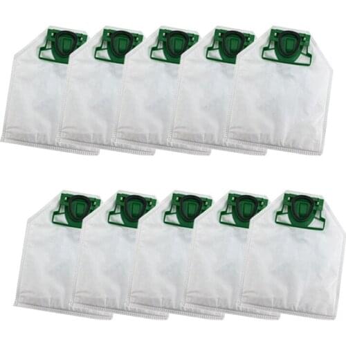 10 Pack Dust Bags for Vorwerk VK200 FP200 Vacuum Cleaner Parts Cleaner Smart Sweeping Robot Vacuum Cleaner Accessories
