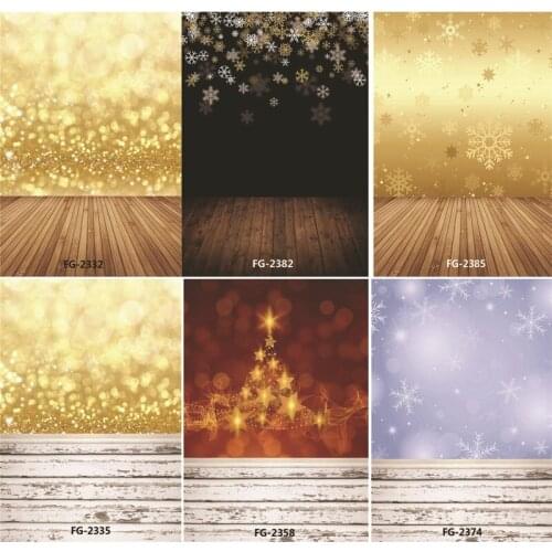 SHUOZHIKE Vinyl Custom Photography Backdrops Prop Christmas day and Floor Photography Background #5015