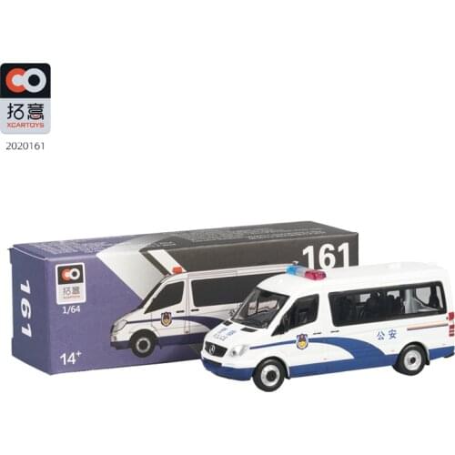 Xcartoys 1:64 Benz Lamont NO.161 Police Simulation Model Car