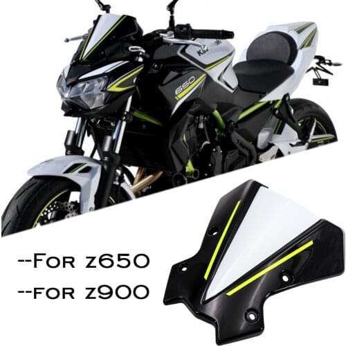Z900 Motorcycle Windshield Windscreen Upper Deflector Air Wind Deflector For Kawsaki Z650 Z900 Z 650 Z 900 2020