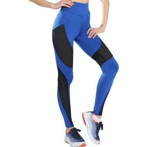 NORMOV 3 Colors Sexy Push Up Mesh Women Leggings Fashion Polyester Leggin Breathable High Waist Women Fitness Plus Size Leggings