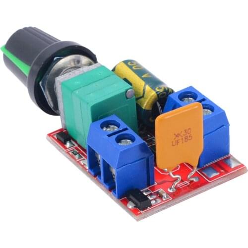 1pc DC Speed Controller 3-35V 12V 24V PWM DC Motor Speed Controller Adjustable Switch LED Fan Dimmer Control Power Accessories