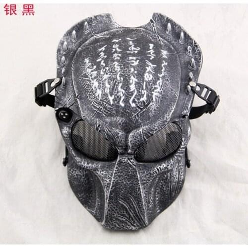 1pc Predator Wolf 2.0 Tactical Paintball Protective Full Face Airsoft Mask Military Army Wargame Cosplay Halloween Party Masks