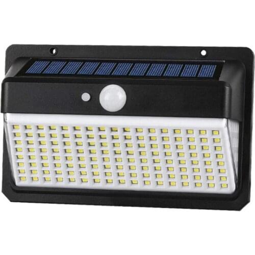 158LED Solar Light Outdoor,Solar Lamp Motion Sensor Solar Powered Sunlight Street Lighting for Yard Backyard Garden Garage House