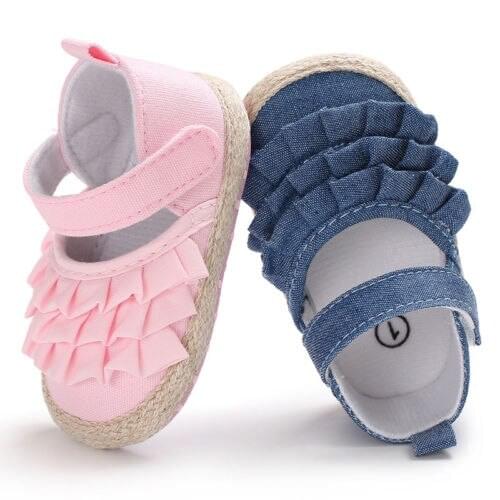 2019 Brand New Summer Bowknot Baby Girls Shoes Newborn Kids Toddler Princess Soft Sole Shoes Crib Prewalker Shoes 0-18M