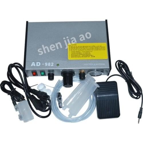 220V AD-982 High-Precision Semi-Automatic Glue Dispenser PCB Solder Paste Liquid Controller Dropper Fluid Dispenser 1 PC