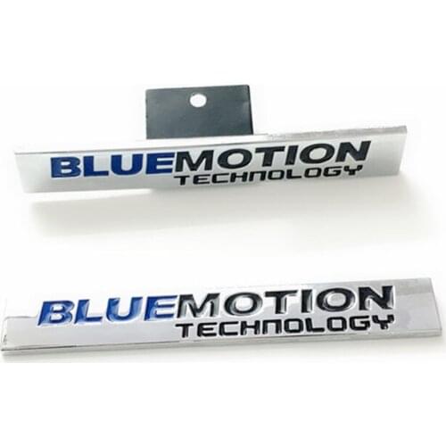 3D Chrome Bluemotion Technology Car Stickers for Volkswagen vw Scirocco Touareg Tiguan Golf Jetta Emblem Badge Car styling