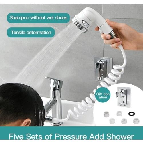 Shower Accessories Handheld Small Sprinkler Handheld Bathroom Sink Faucet Sprayer Set External Faucet Shower Cleans