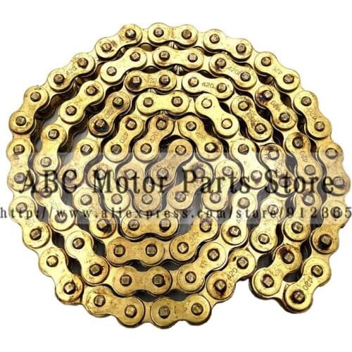 Chain #420 Have 104 Links 65CM Length For Pit Dirt Bike, Motocross, Chinese Bike ATV Quad