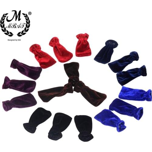 M MBAT Piano Gold Velvet Foot Cover Piano Sustain Pedal Cover Non-Slip Foot Cover Dust Cover Protective Cover Piano Accessories