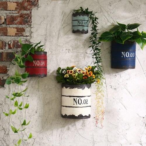 Creative retro wall decoration flowerpot