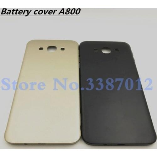 5.7'' Metal Battery Door Back Cover For Samsung Galaxy A8 2015 A800 A8000 Rear Battery Case Replacement With Logo