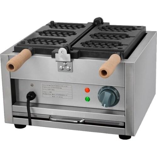 Snack food machines electric waffle maker honeycomb waffle machine with 3pcs in stock