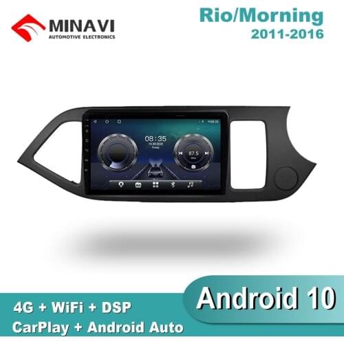 9'' IPS Android 9.0 Car Radio Multimedia KIA MORING 2011-2016 Right Peptide GPS Navigation Navi Player Auto Stereo 2din WIFI