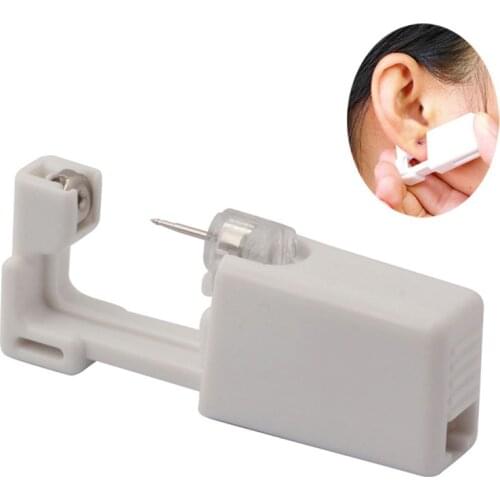 Disposable Safe No Pain Sterile Ear Stud Earring Stude Piercing Gun Piercer Tool Kit Machine Kit Earring Units Piercing Jewelry