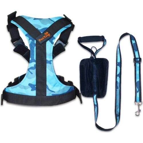 Dog Vest Harness, No Pull Design Pet Soft Padded Leash Chest Harness with Adjustable Strap for Various Sizes Dogs