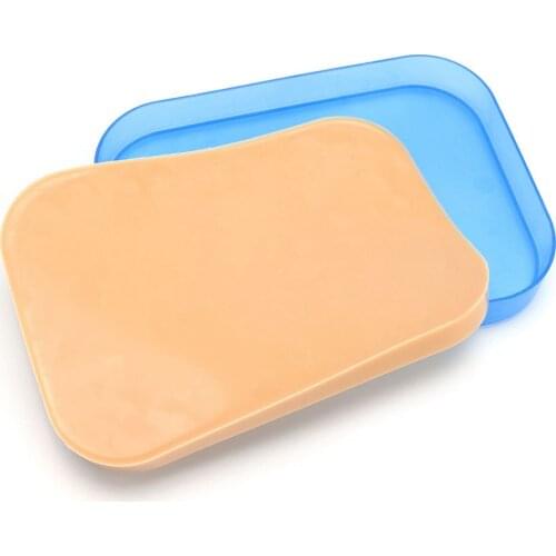 New-Medical Surgical Incision Silicone Suture Training Pad Practice Human Skin Model
