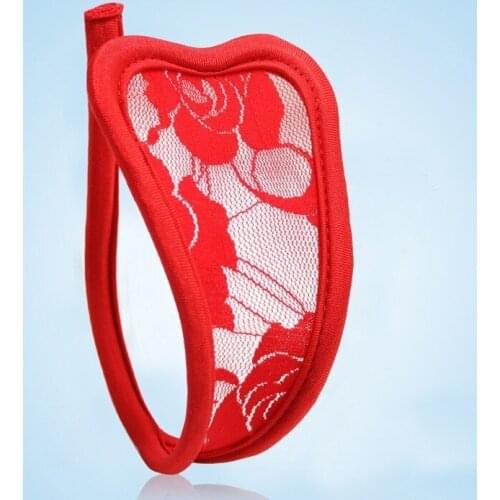 Women Sexy Underwear Transparent Lace C-type Sexy Lingerie Brief Pants Invisible Panties 5 Colors Factory Wholesale