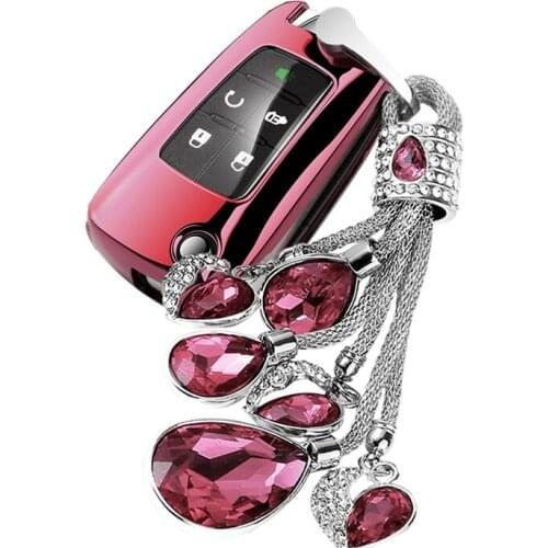 High Quality Soft TPU Car Key Cover Full Cover For Buick Chevrolet Cruze Opel Insignia Mokka Encore Auto Folding Key Cover