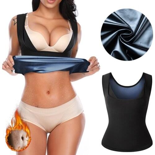 Women Body Shapers Thermo Sweat Sauna Tank Tops Body Shapers Waist Trainer Slimming Vest Gym Sport Fitness Shapewear #YY