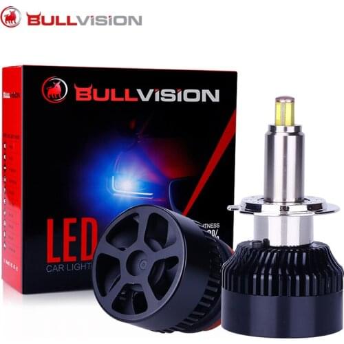360 Degree H11 LED Car Headlights H7 H1 H8 HB3 9005 HB4 9006 9012 HIR2 Led Canbus 25000LM 6000K Fog Lamps 12V Bullvision SA