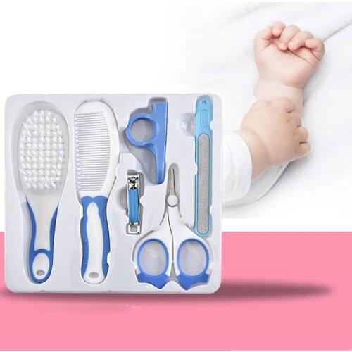 6Pcs/Set Finger Trimmer Scissor Baby Nail Care Infant Special Tool ABS Portable Kids Supplies Mini Manicure Cutter