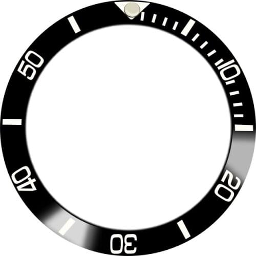 Watch Accessories SUBT Ring Mouth Case Digital Ceramic Luminous Ring Case Outer Ring Diameter 38mm Inside 30.8