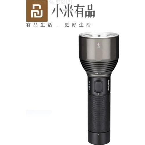 Youpin Nextool 2000Lm 380M Usb-C Rechargeable 5 Modes Ipx7 Waterproof Led Flashlight Type-C Seaching Torch For Camping