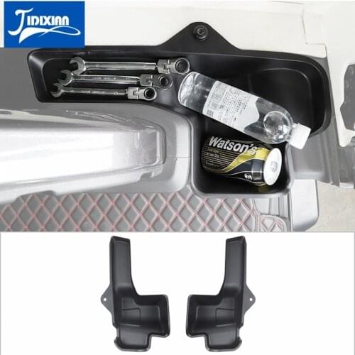 JIDIXIAN Stowing Tidying Car Trunk Side Storage Box Organizers for Jeep Wrangler JL 2018 2019 2020 2021 Car 4 Door Accessories