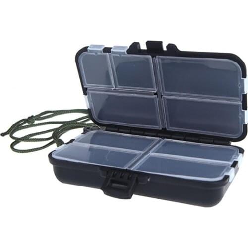 Fishing Lure Box 9 Individual Compartments Fishing Lures Spoon Hooks Baits Tackle Hook Plastic Box Case