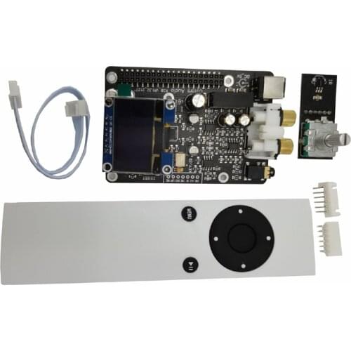 Lusya OLED ES9038q2m OPA1612 Op Decoder Digital broadcast board I2S 32bit/384K DSD128 for Raspberry pi 2B 3B 3B+ 4B DAC G4-001