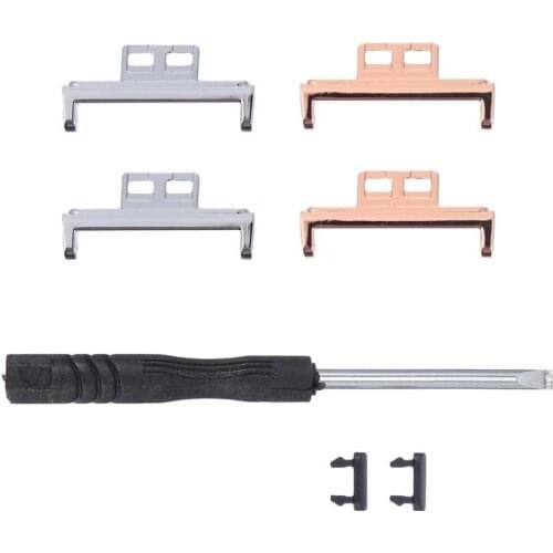 4pcs Metal Connector Smart Watch Strap Linker Compatible for Huawei Watch Fit