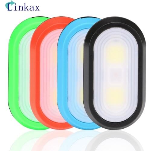 Mini LED Work Light 3 Modes Hand Torch Inspection Lamp Pocket Night Light Camping Tent Lantern With Clip Use 2*AAA Battery Lamp