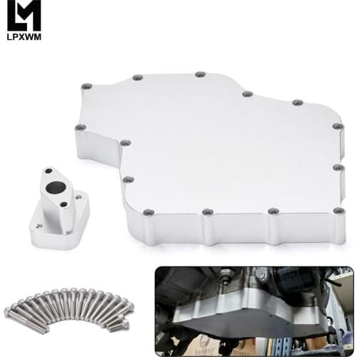 Low Profile Oil Pan w/ Oil Pick Up Aluminum Alloy Depth 1.5\" For 99-11 Suzuki GSXR 1300 Hayabusa Motorcycle OP05S