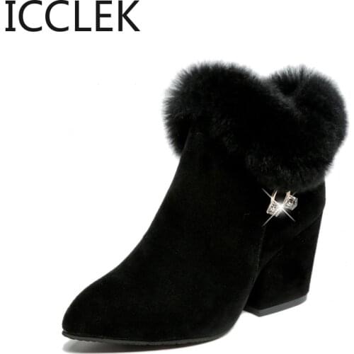 2021 New Womens Shoes Winter Women Shoes Warm Fur Plush Lady Casual Shoes Up Fashion Sneakers Zapatillas Mujer Platform