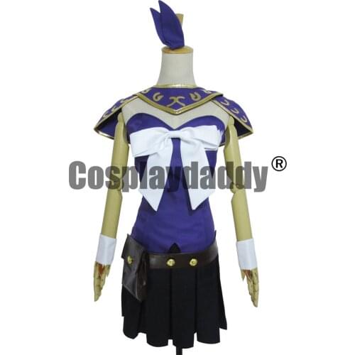 New Fairy Tail Lucy Heartfilia Cosplay Costume purple version