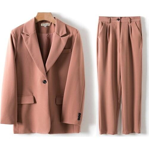 UETEEY Women's Office Trouser Suits