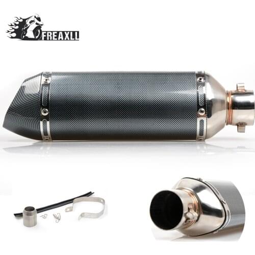 Universal motorcycle racing Exhaust Modified Moto Escape Muffle pipe fit most motorcycle dirt bike For Honda shadow bmw F 650 GS