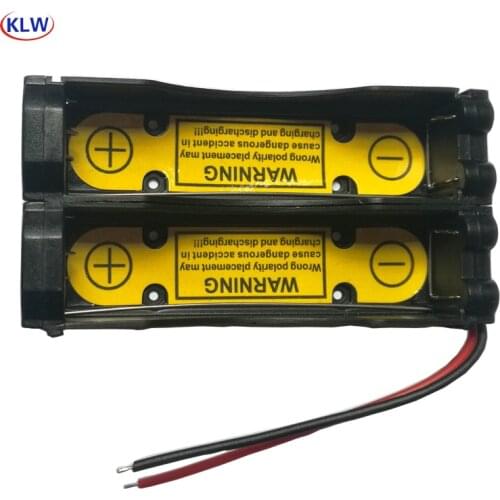 2S1P 18650 battery DIY powered box with protection board 7.4V holder 2 pcs lithium batteries 18650 series DIY combination