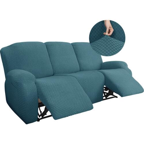 3 Seater All-inclusive Recliner Sofa Cover Elastic Massage Slipcovers Spandex Relax Lounger Armchair Cover Deck Chair Covers