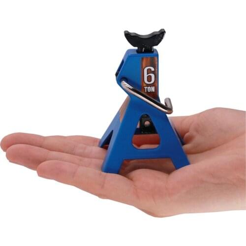 Car Scale Jack Stands for Axial SCX10 Wraith TRX4 D90 CC01 RC Truck Crawlers Car Floor Jack Stands Lift Pair Lifting Tools