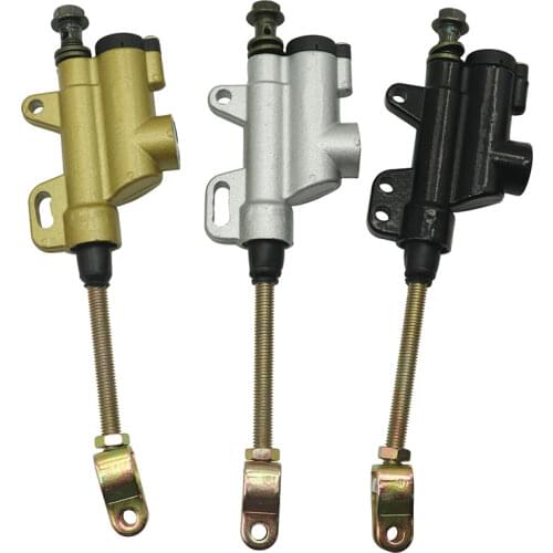 Free Shipping Rear Foot Brake Master Cylinder Pump Fit To 50cc 70cc 110cc 125cc 150cc 250ccThumpstar ATV Pit Pro Dirt Bike