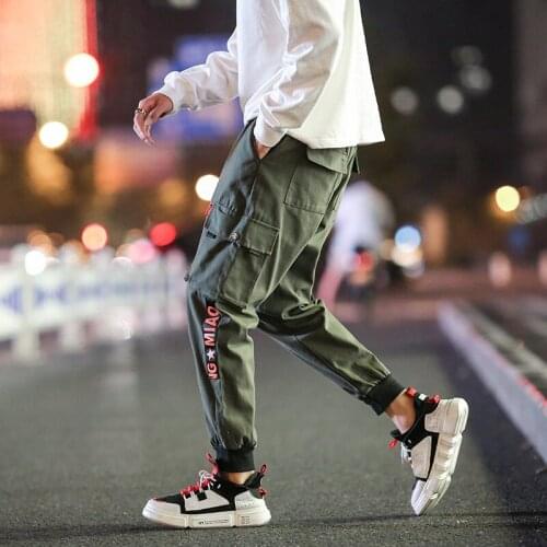 2021 Fashion Streetwear Men Pants Casual Versatile Harem Pants 4Seasons Jogger Men Trousers Commuting Home Mens Hip Hop Clothing