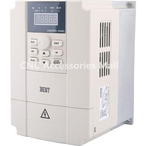 VFD 5.5kw frequency inverter spindle driver,380 v, 0-1000HZ ,13A special for spindle motor