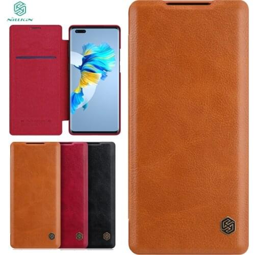 For Huawei Mate 40 Pro Case NILLKIN Wallet Leather Flip Cases For Huawei Mate 40 Pro High Quality Leather Case