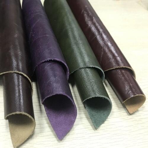 Natural Cowhide Leather Piece for DIY Hand Leathercraft Natural Cow Skin Cowhide Fir for leather craft shoe clothes bag