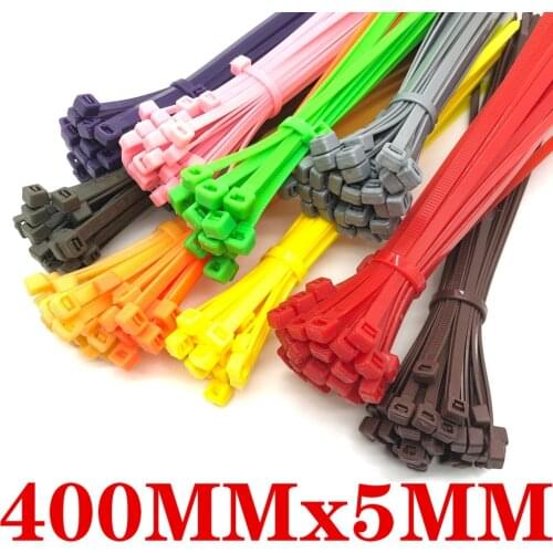 Length 400mm Zip Ties Nylon Self-locking Cable Ties Color Plastic Zip Tie High Quality Cable ties are available on aliexpress