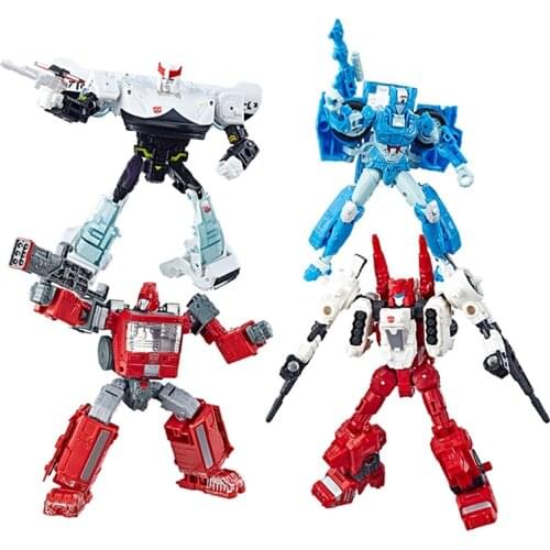 Hasbro 5.5-Inch Generations War for Cybertron Deluxe Action Figure Ironhide Chromia Prowl Sixgun Model Vehicle Transformers Toys