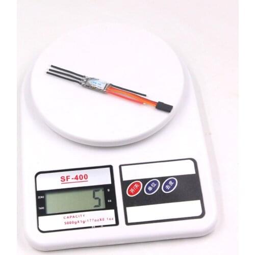 FATJAY 5g 7A brushless electronic speed controller ESC 1-2S 3.7-8.4V batteries with 5V/3A BEC for radio control hobby airplane