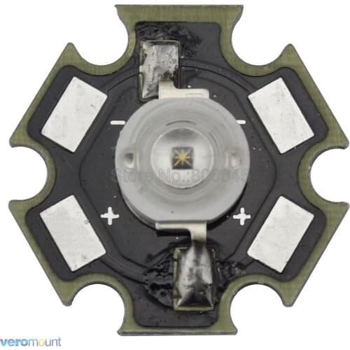1W Infrared IR 940NM High Power LED Bead Emitter DC1.4-1.7V 350mA with 20mm Star Platine Base